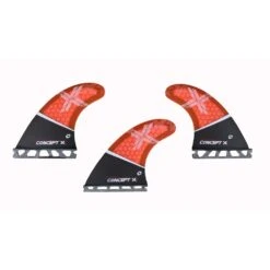 Concept X Kite Surf Fins Waveblade Honeycomp Finne - G5 10cm Carbon - None