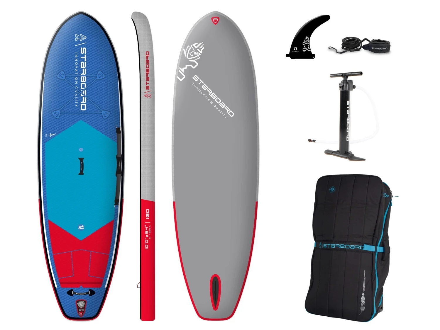 Starboard ISUP IGO Deluxe SC 2024 - 10.0 X 34 X 6 1 Starboard ISUP IGO Deluxe SC 2024 - 10.0 X 34 X 6