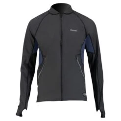 PROLIMIT SUP Kleidung Top Loosefit (PU) Splash Slate/Black - 46/xs -SUP Verkäufe 400.14400.020 sup top loosefit pu splash slate black front