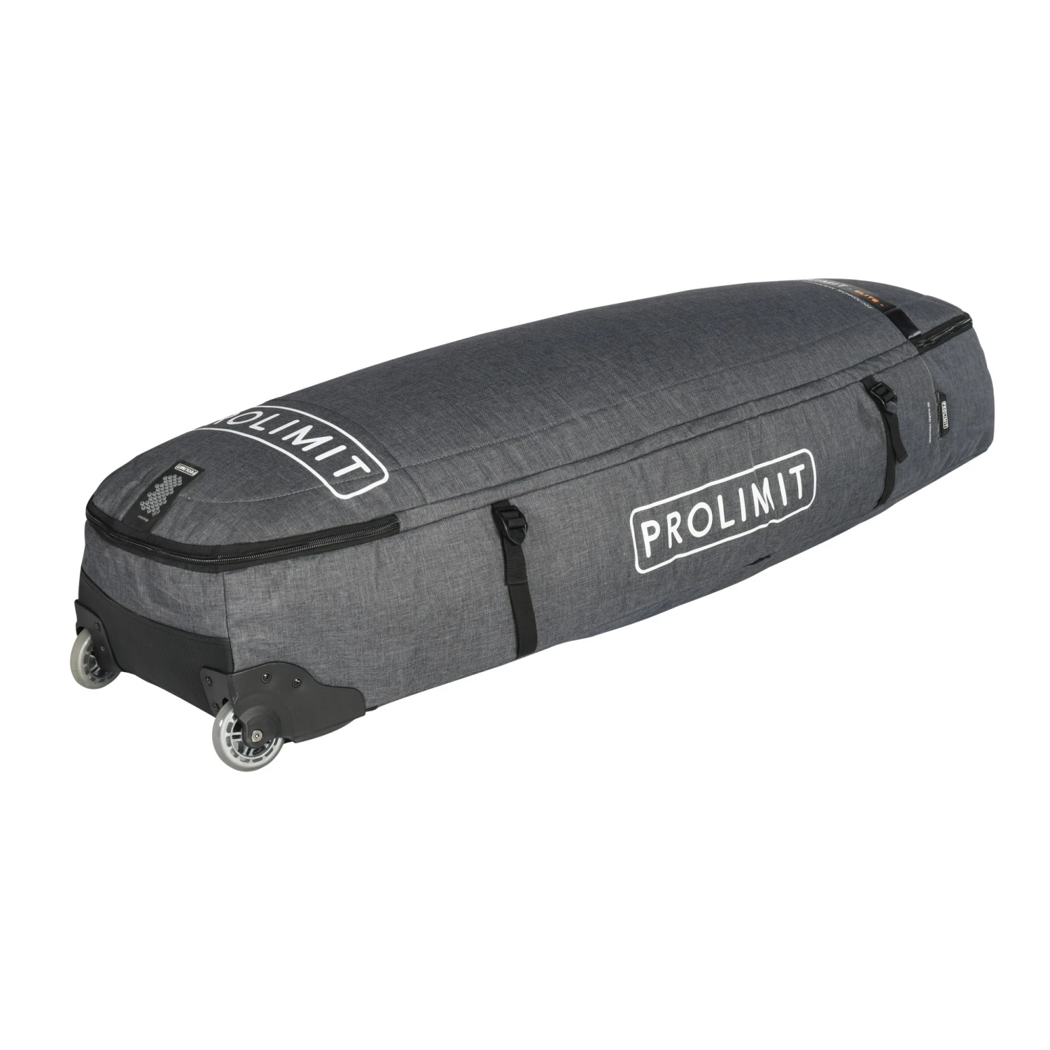 PROLIMIT Kitesurf Elite Traveller W/wheels Black/Grey - 140 X 45 Grey/White 1 PROLIMIT Kitesurf Elite Traveller W/wheels Black/Grey - 140 X 45 Grey/White