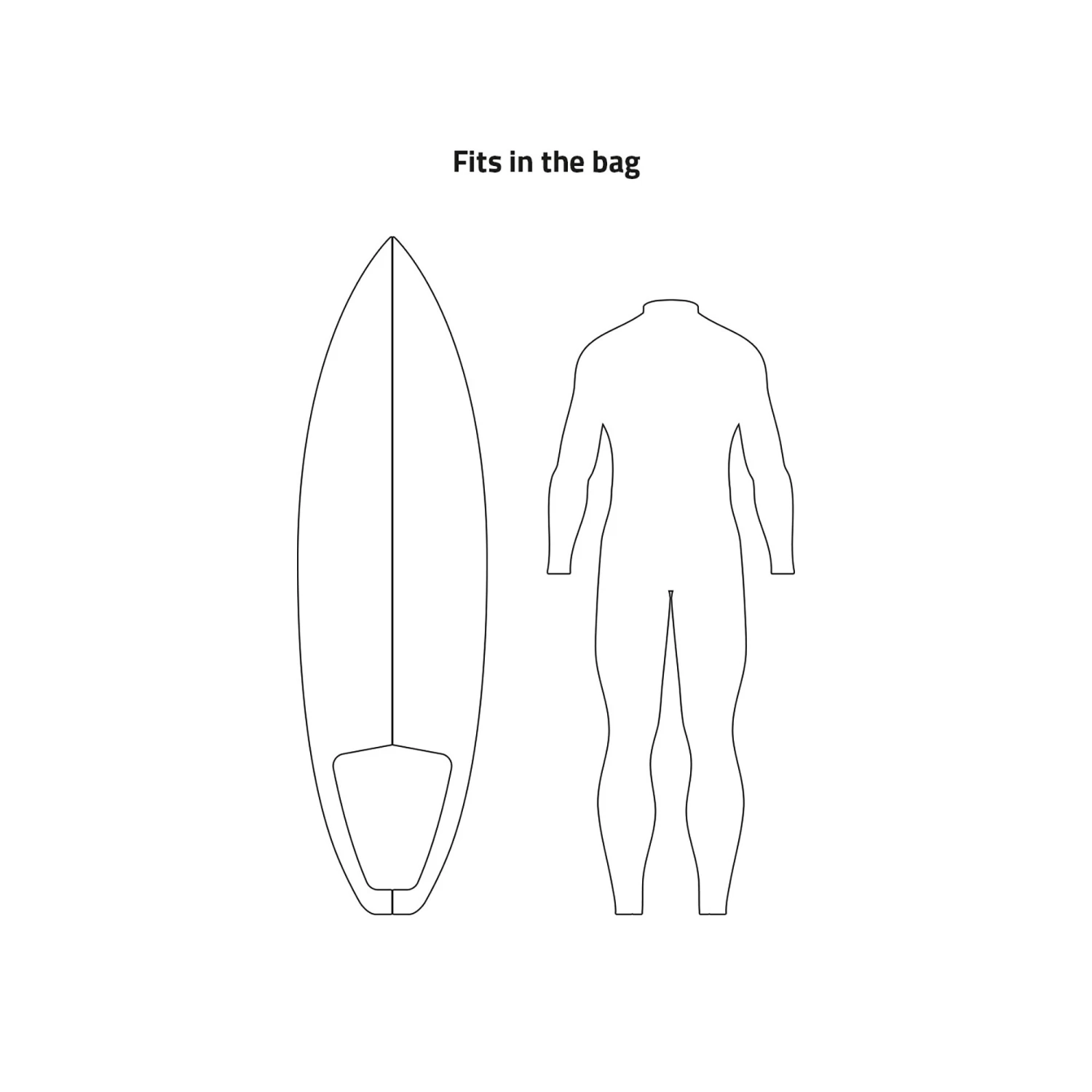 PROLIMIT Boardbag Foil Surf/Kite Black/Grey - 5'10 Black/Grey 8 PROLIMIT Boardbag Foil Surf/Kite Black/Grey - 5'10 Black/Grey – Bild 8