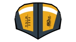 Starboard Foil Wing FREEWING GO WINDOW Gray And Yellow 2023 - 4,5 Gray And Yellow