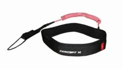Concept X Wing Foil Coiled Waist Leash 10' - XS-M 110cm Black -SUP Verkäufe waist leash light pink